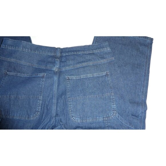 Gap Mid Rise 90s Loose Carpenter Jeans - Dark Blue - Picture 5 of 15